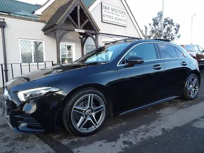Used Mercedes A180 AMG Line Premium Plus 136 HP (100 kW) 2020 Black Hatchback