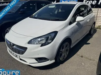 Used Vauxhall Corsa SRi 100 HP (73 kW) 2015 White Hatchback