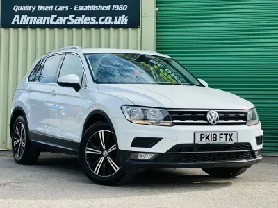 Used VW Tiguan SE 125 HP (91 kW) 2018 White SUV