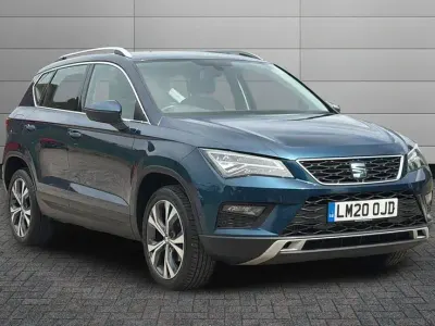 Used Seat Ateca Ecomotive 115 HP (84 kW) 2020 Blue SUV