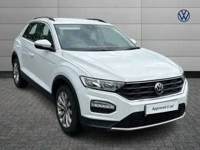 Używany VW T-Roc SE 150 KM (110 kW) 2019 Biały SUV