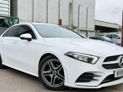 Used Mercedes A180 AMG Line Premium 116 HP (85 kW) 2019 White Sedan