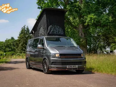 Used VW T6 Highline 138 HP (101 kW) 2016 Grey Van