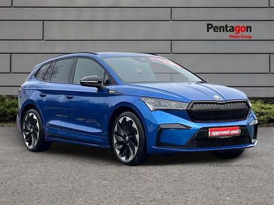 Blue Used 2023 Skoda Enyaq iV SportLine SUV | £23,600 (Good price)