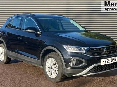 Black Used 2023 VW T-Roc Life SUV | £19,995 (Fair price)