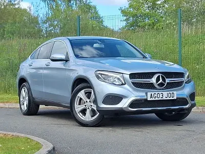 Używany Mercedes GLC250 204 KM (150 kW) 2016 Srebrny Coupe