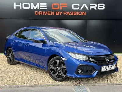 Used Honda Civic SR 126 HP (92 kW) 2018 Blue Hatchback