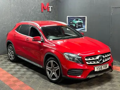 Used Mercedes GLA200 AMG line 156 HP (114 kW) 2018 Red SUV