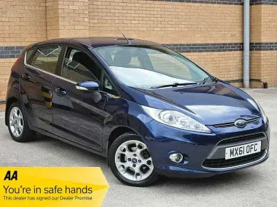 Used Ford Fiesta Zetec 70 HP (51 kW) 2012 Blue Hatchback