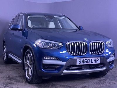 Blue Used 2018 BMW X3 xLine SUV | £18,799 (Good price)