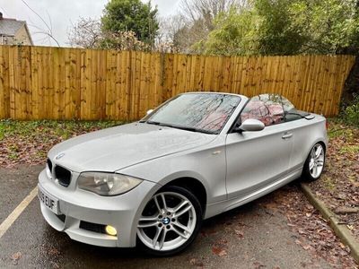 used BMW 118 Cabriolet 118I **M SPORT CONVERTIBLE**RED LEATHER**JUST 85K HPI CLEAR**6SPD**JUST SERVICED**