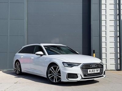 Begagnad Audi A6 S-Line 204 HK (150 kW) 2019 Vit Kombi