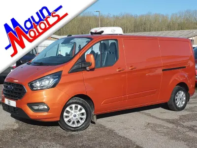Used Ford Transit Custom 130 HP (95 kW) 2022 Orange Van