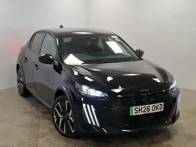 New Peugeot e-208 Premium 100 kW (136 HP) 2026 Black Hatchback