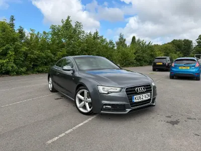Used Audi A5 S-Line 177 HP (130 kW) 2012 Grey Coupe