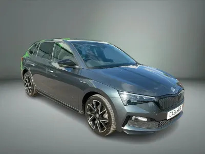 Used Skoda Scala Monte Carlo 110 HP (80 kW) 2021 Quartz grey metallic Hatchback