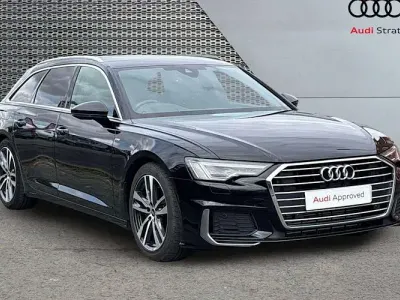Used Audi A6 S-Line 204 HP (150 kW) 2021 Black Estate