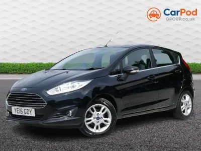 Used Ford Fiesta Zetec 82 HP (60 kW) 2016 Black Hatchback