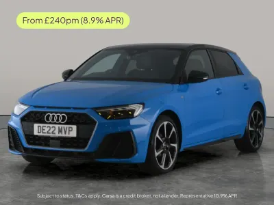 Used Audi A1 Sportback Black Edition 95 HP (69 kW) 2022 Blue Hatchback