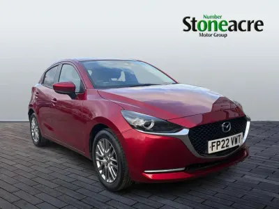 Usado Mazda 2 Inclusive 88 CV (64 kW) 2022 Rojo Utilitario