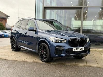 Blue Used 2022 BMW X5 M Sport SUV | £48,500 (Fair price)