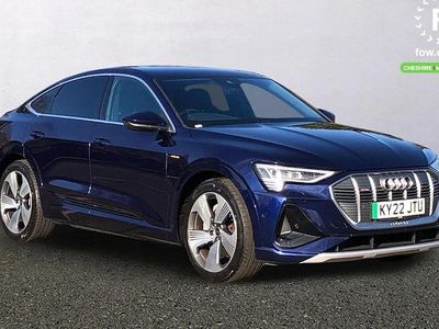 Used Audi e-tron Sportback S-Line 230 kW (313 HP) 2022 Blue SUV