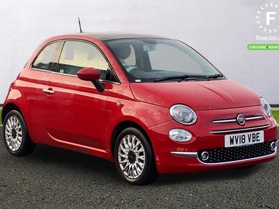 Used Fiat 500 Lounge 69 HP (50 kW) 2018 Red Hatchback