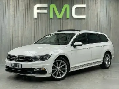 Used VW Passat R-line 190 HP (139 kW) 2017 White Estate