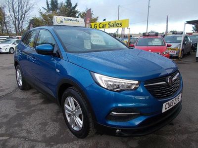Used Vauxhall Grandland X S 130 HP (95 kW) 2019 Blue SUV