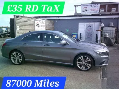 Usado Mercedes CLA220 170 HP (125 kW) 2013 Cinzento Sedan