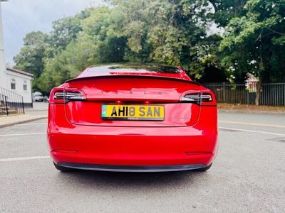 Red Used 2021 Tesla Model 3 Long Range AWD Sedan | £23,995 (Expensive)