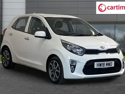 Used Kia Picanto 83 HP (61 kW) 2018 White Hatchback