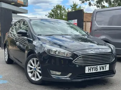 Used Ford Focus Titanium 125 HP (91 kW) 2016 Black Hatchback