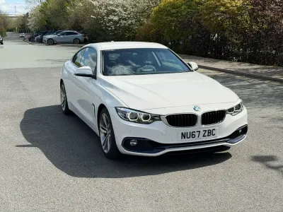 Usado BMW 420 Sport Line 2017 Blanco Coupe