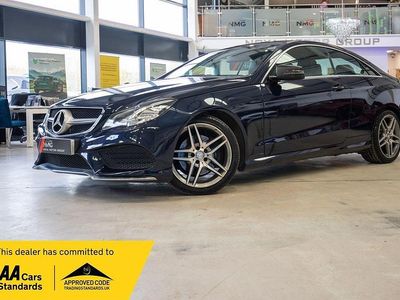 Used Mercedes E250 AMG line 204 HP (150 kW) 2014 Blue Coupe