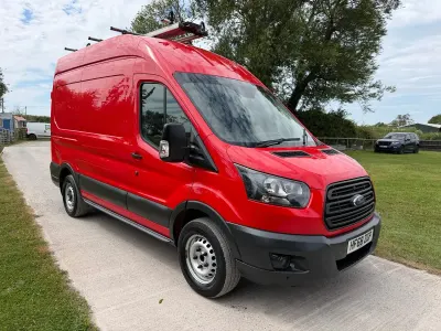 Used Ford Transit 130 HP (95 kW) 2018 Blue Van
