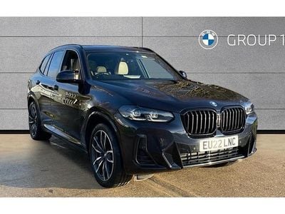 Carbon black Used 2022 BMW X3 M Sport SUV | £33,895 (Fair price)