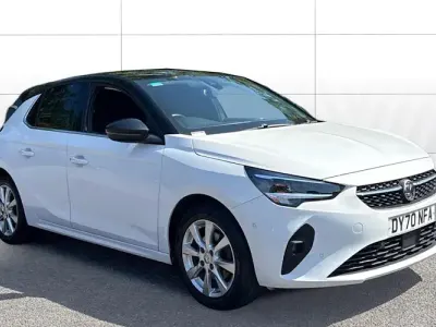Used Vauxhall Corsa Elite 101 HP (74 kW) 2020 White Hatchback