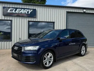 Used Audi Q7 S-Line 231 HP (169 kW) 2019 Blue SUV