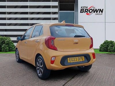 Used Kia Picanto 2023 Yellow Hatchback
