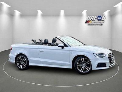 Begagnad Audi A3 Cabriolet S-Line 150 HK (110 kW) 2017 Vit Cab