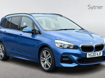 Used BMW 218 Gran Tourer M Sport 138 HP (101 kW) 2020 Blue MPV