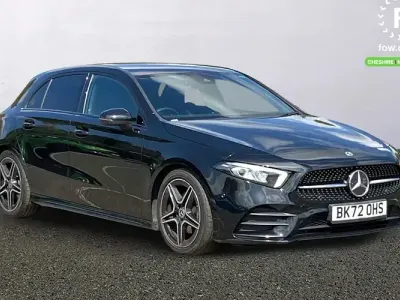 Used Mercedes A200 AMG line 163 HP (119 kW) 2023 Black Hatchback