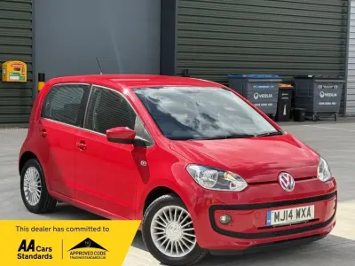 Used VW up! high up! 73 HP (53 kW) 2014 Red Hatchback