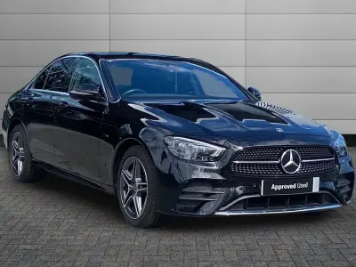 Used Mercedes E300 AMG line 302 HP (222 kW) 2020 Obsidian black Sedan