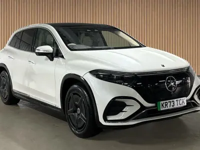 Used Mercedes EQS580 Business 400 kW (544 HP) 2024 Diamond white SUV