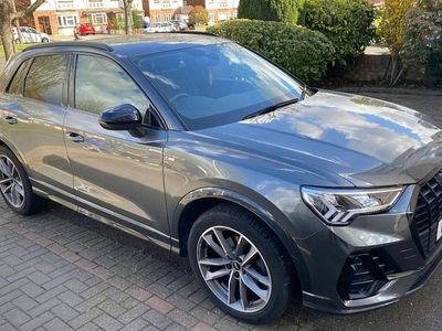 Begagnad Audi Q3 Black Edition 150 HK (110 kW) 2021 Grå SUV