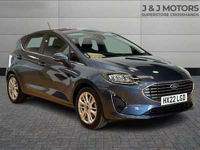 Blue Used 2022 Ford Fiesta Titanium Hatchback | £13,990 (Fair price)