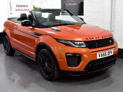 Używany Land Rover Range Rover evoque HSE Dynamic 180 KM (132 kW) 2017 Pomarańczowy Kabriolet