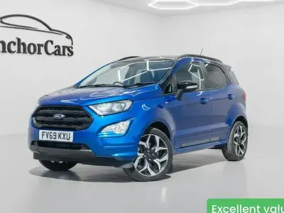 Used Ford Ecosport ST-Line 125 HP (91 kW) 2019 Blue SUV